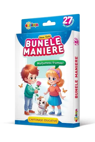 27 de cartonase educative. Bunele maniere