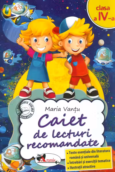 Caiet de lecturi recomandate - Clasa a 4-a