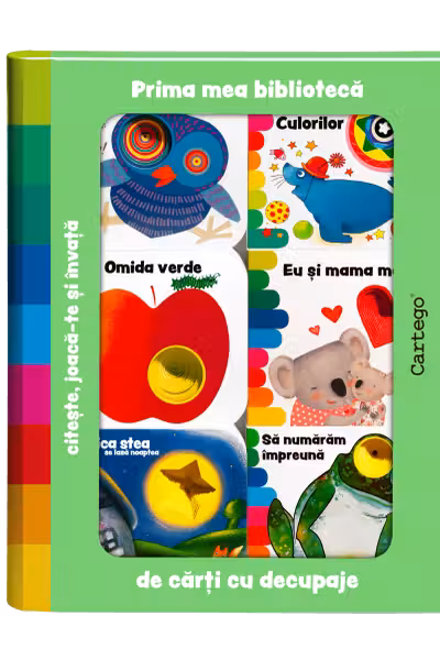 Prima mea biblioteca de carti cu decupaje