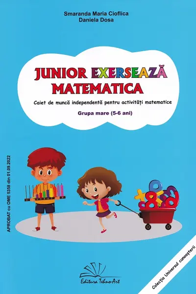 Junior exersează matematică. Grupa mare Ed.2025