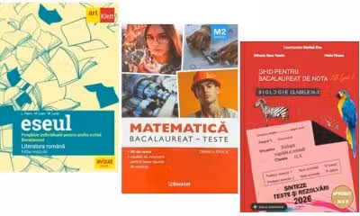 Pachet Bacalaureat 2026. Eseul. Pregatire individuala pentru proba scrisa, Matematica M2 Tehnologic si Biologie clasele 9-10 - Liliana Paicu, Daniela Stoica, Stelica Ene