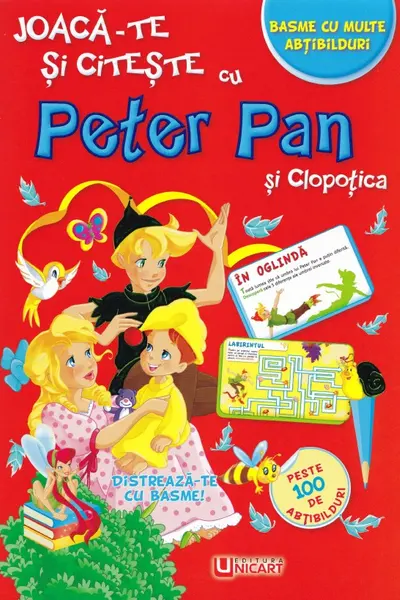 Joacă-te și citește cu Peter Pan și Clopoțica
