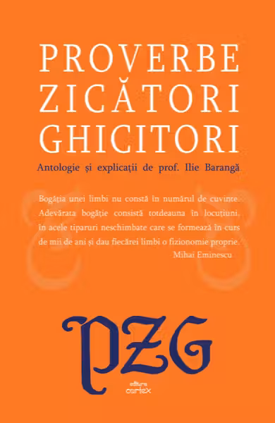 Proverbe. Zicatori. Ghicitori
