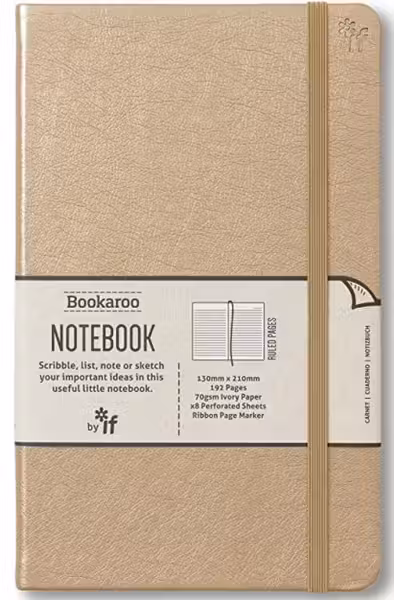 Bookaroo Notebook A5 Journal Cream