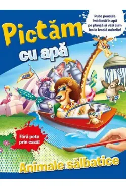 Pictam cu apa. Animale salbatice