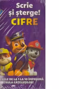 PAW Patrol - Scrie si sterge! Cifre