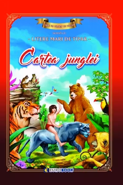 Cartea junglei. Carte de colorat cu povesti