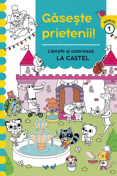 Lipeste si coloreaza la castel