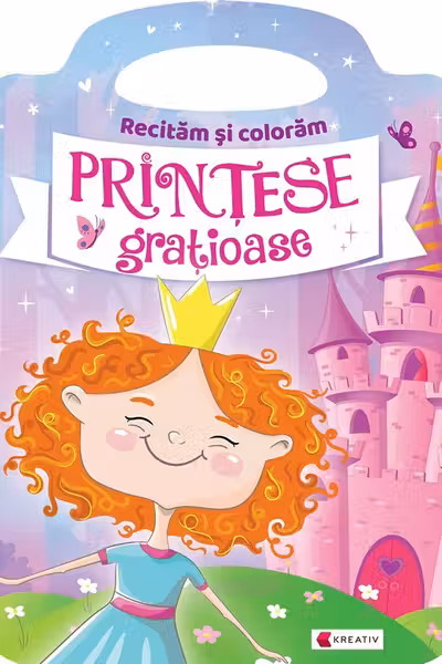 Prințese grațioase. Recităm și colorăm