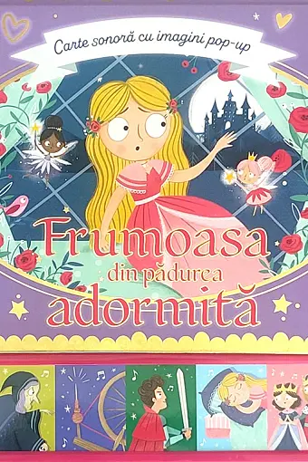 Carte sonora cu imagini pop-up Frumoasa din