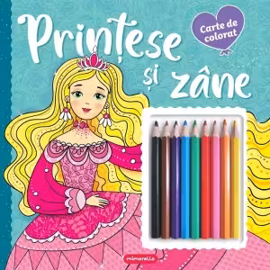 Printese si zane - Carte de colorat