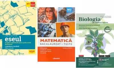 Pachet Bacalaureat 2026. Eseul. Pregatire individual, a pentru proba scrisa, Matematica M2 Tehnologic si Biologia pe intelesul tuturor Clasele 9-10 - Liliana Paicu, Daniela Stoica, Maria Ioana Cazan