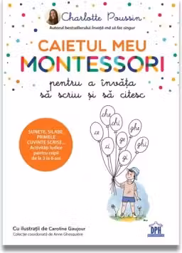 Caietul meu Montessori pentru a invata sa scriu si sa citesc