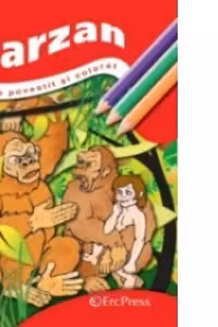 Tarzan - Carte de povestit si colorat