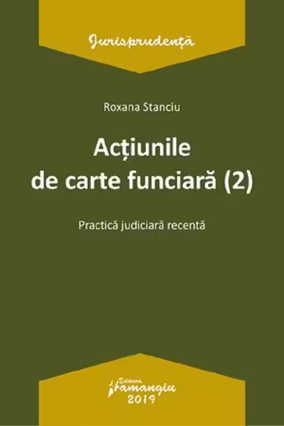 Acțiunile de carte funciară Ed.2