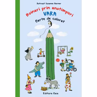 Hoinari prin anotimpuri: Vară. Carte de colorat