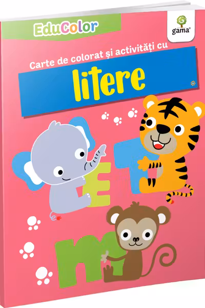 Carte de colorat si activitati cu litere
