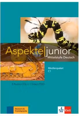Aspekte junior C1, Medienpaket (4 Audio-CDs + Video-DVD). Mittelstufe Deutsch