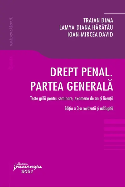 Drept penal. Partea generală Ed.3