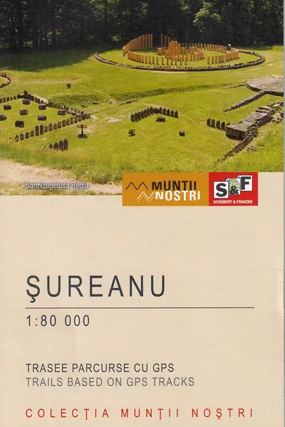 Munții Șureanu. Harta de drumeție. Munții noștri