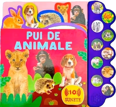 Pui de animale. Carte cu sunete