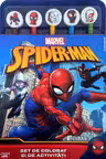 DISNEY. MARVEL. SPIDER-MAN. Set de desenat si de activitati (5 creioane si 5 radiere)