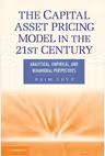 The Capital Asset Pricing Model in the 21st Century: Analytical, Empirical, and Behavioral Perspectives