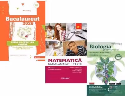 Pachet Bacalaureat 2026. Limba si literatura romana, Matematica M1. Teste si Biologie pe intelesul tuturor clasele 9-10 - Mihaela Dobos, Rodica Manolescu, Maria Ioana Cazan