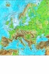 Harta Europa 120x160 cm, fizico-geografica/politica