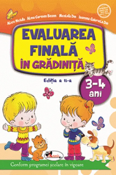 Evaluarea finală în grădiniță 3-4 ani