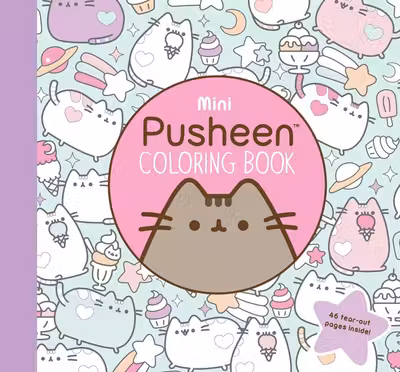 Mini Pusheen Coloring Book