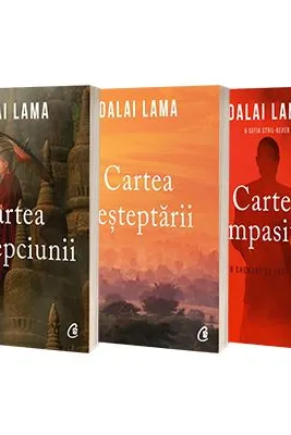 Pachet de 3 carti, Cartea Desteptarii, Compasiunii, Intelepciunii autor Dalai Lama