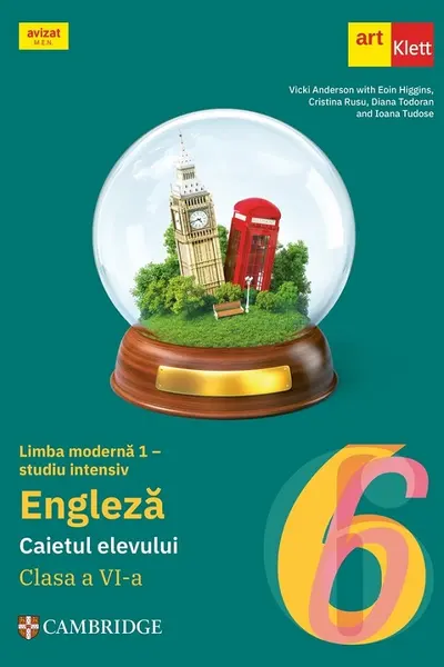 Limba engleză. Limba modernă 1 studiu intensiv - Clasa 6 - Caietul elevului