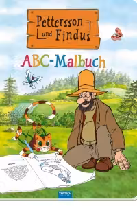 Carte de colorat Pettersson und Findus ABC-Malbuch