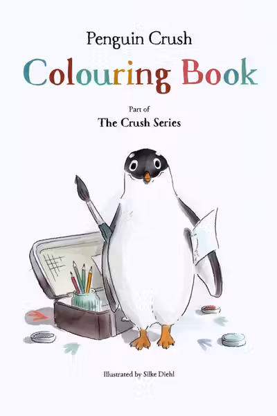Penguin Crush. Colouring Book