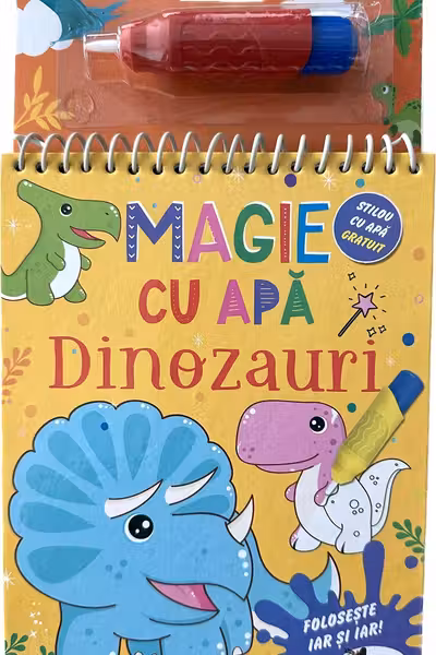 Magie cu apa. Dinozauri