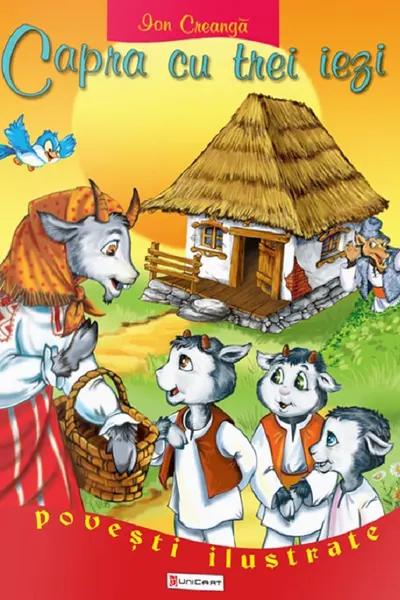 Capra cu trei iezi. Povești ilustrate