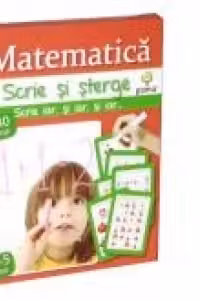 Scrie si sterge - Matematica 3-5 ani