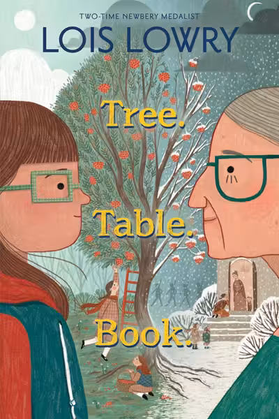 Tree. Table. Book.