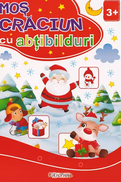 Moș Crăciun cu abțibilduri