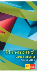 Matematica. Cartea elevului. Clasa a VIII-a