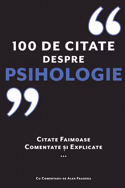 100 de citate despre psihologie
