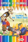 Citesc si colorez. Capra cu trei iezi.