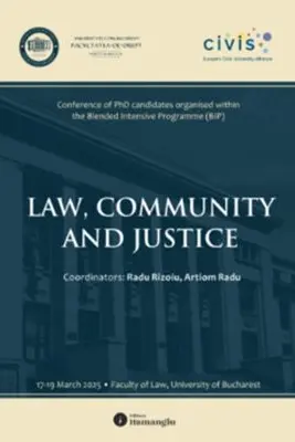 Law, Community and Justice - Radu Rizoiu, Artiom Radu