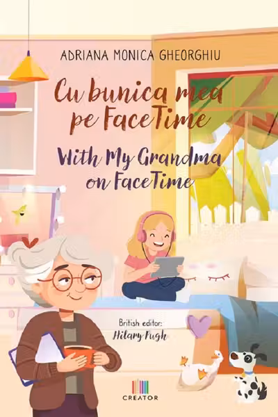 Cu bunica mea pe FaceTime. With my grandma on FaceTime