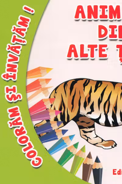 Coloram si invatam! Animale din alte tari
