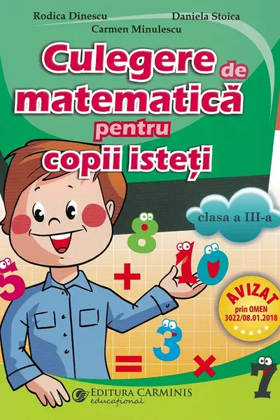 Culegere de matematică pentru copii isteți - Clasa 3