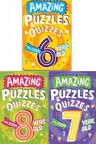 Amazing Puzzles & Quizzes for Kids 3 Books Set