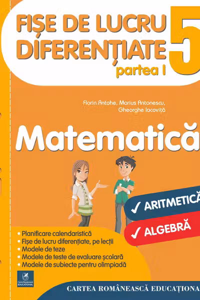 Matematică - Clasa 5. Partea I - Fișe de lucru diferențiate