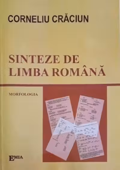 Sinteze de limba română. Morfologia